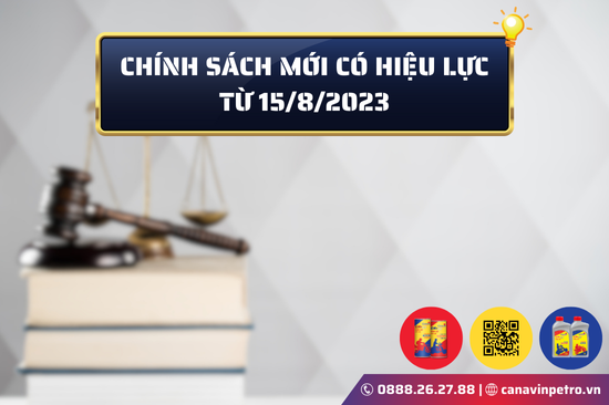 Luật, nghị định, thông tư mới chính thức có hiệu lực từ 15/8/2023