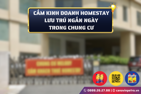Từ 1/8/2024: Cấm kinh doanh homestay lưu trú ngắn ngày trong chung cư